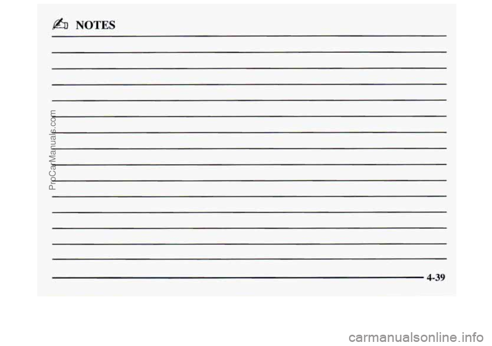 GMC SAVANA 1997  Owners Manual @% NOTES 
4-39 
ProCarManuals.com 