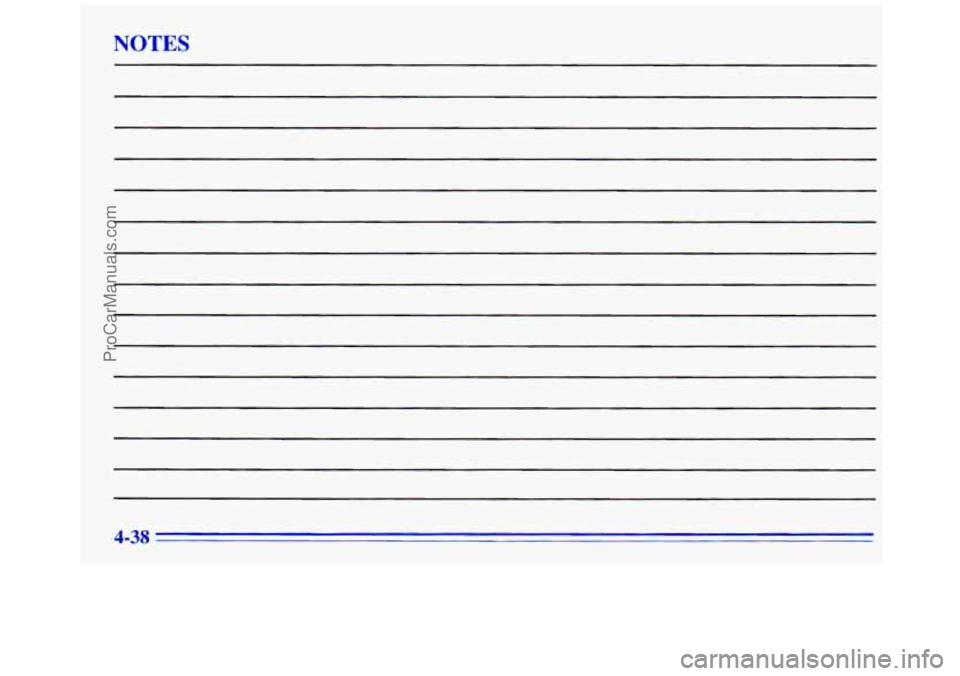 GMC SAVANA 1996 Owners Manual NOTES
4-3s
ProCarManuals.com GMC SAVANA 1996 Owners Manual NOTES
4-3s
ProCarManuals.com