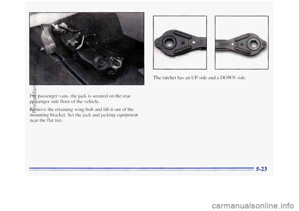 GMC SAVANA 1996  Owners Manual 5-23 
ProCarManuals.com 
