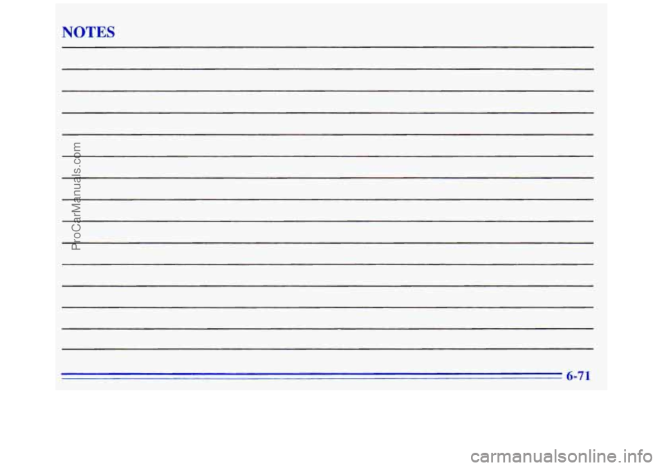 GMC SAVANA 1996 Owners Manual NOTES
ProCarManuals.com GMC SAVANA 1996 Owners Manual NOTES
ProCarManuals.com