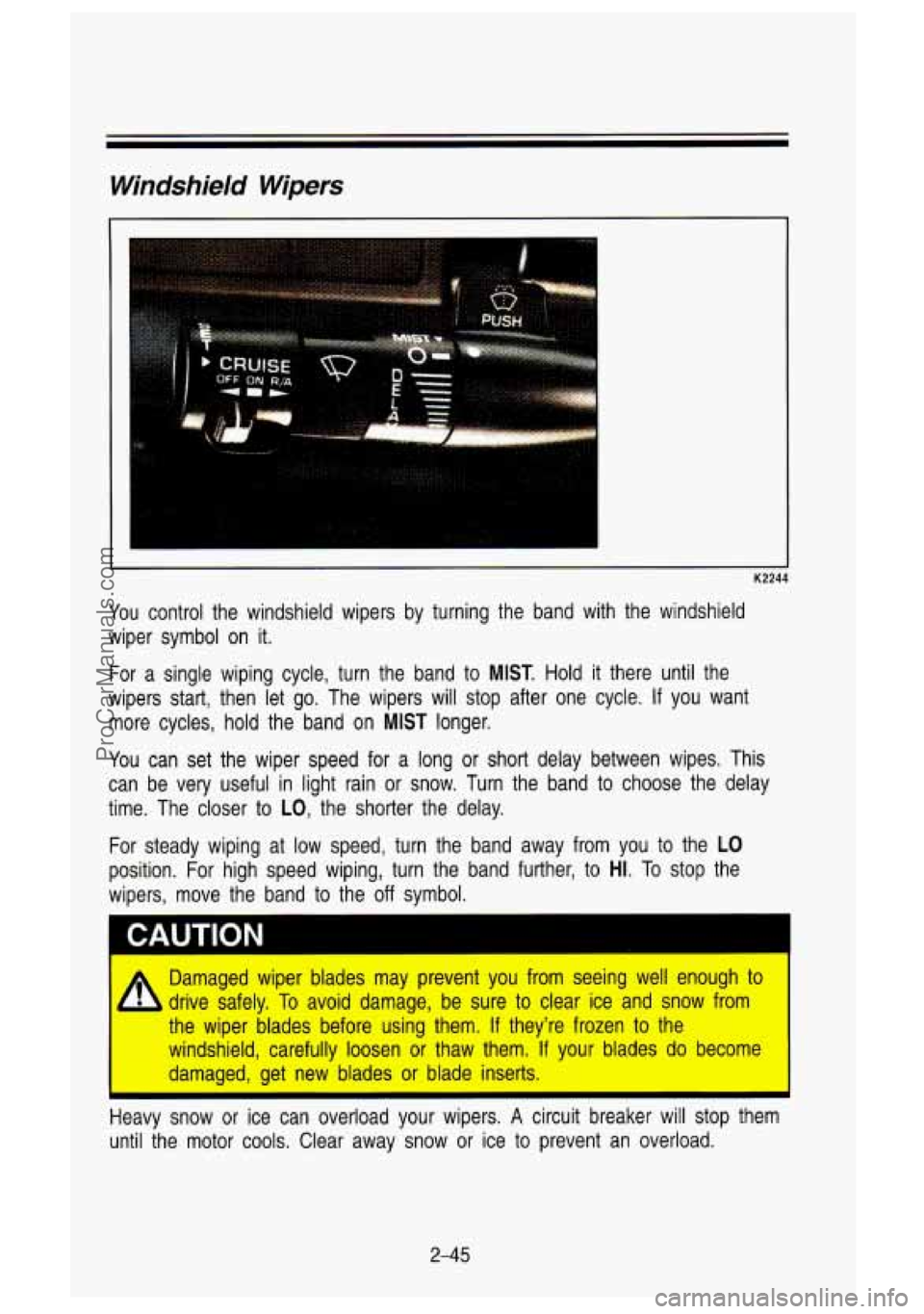 GMC SIERRA 1993 Owners Manual ProCarManuals.com GMC SIERRA 1993 Owners Manual ProCarManuals.com