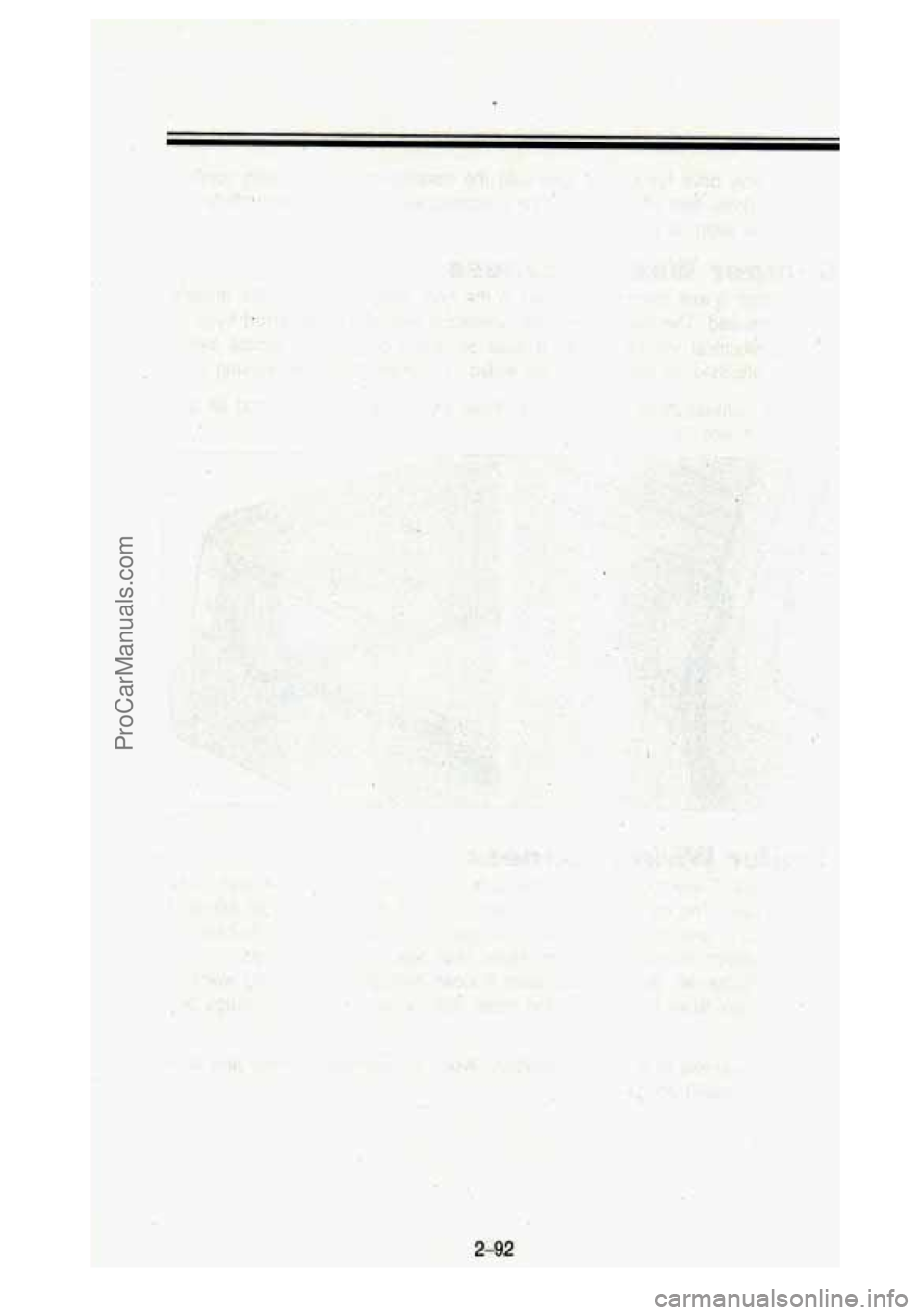 GMC SIERRA 1993 Owners Manual - t iLW 1:-
I
I. t.
2-92
ProCarManuals.com GMC SIERRA 1993 Owners Manual - t iLW 1:-
I
I. t.
2-92
ProCarManuals.com