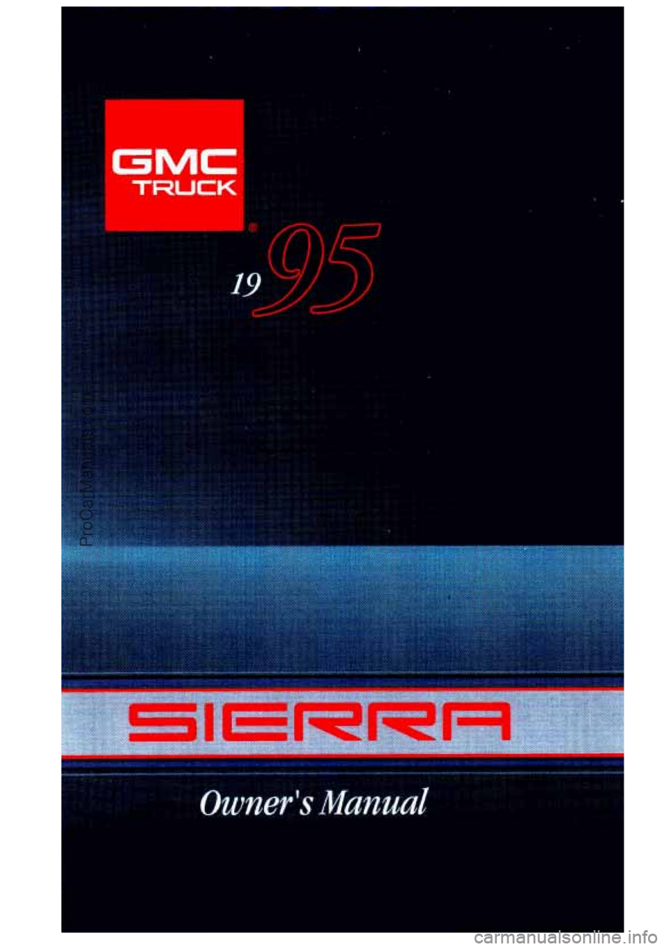 GMC SIERRA 1995  Owners Manual 