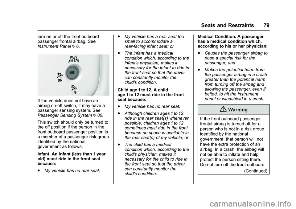 GMC SIERRA 1500 2016 Manual PDF GMC Sierra Owner Manual (GMNA-Localizing-U.S./Canada/Mexico-
9234758) - 2016 - crc - 11/9/15
Seats and Restraints 79
turn on or off the front outboard
passenger frontal airbag. See
Instrument Panel06. GMC SIERRA 1500 2016 Manual PDF GMC Sierra Owner Manual (GMNA-Localizing-U.S./Canada/Mexico-
9234758) - 2016 - crc - 11/9/15
Seats and Restraints 79
turn on or off the front outboard
passenger frontal airbag. See
Instrument Panel06.