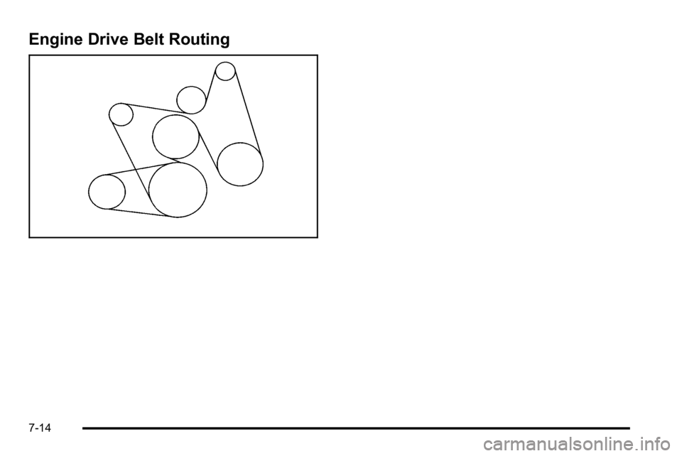 GMC SIERRA DENALI 2010  Owners Manual Engine Drive Belt Routing
7-14 