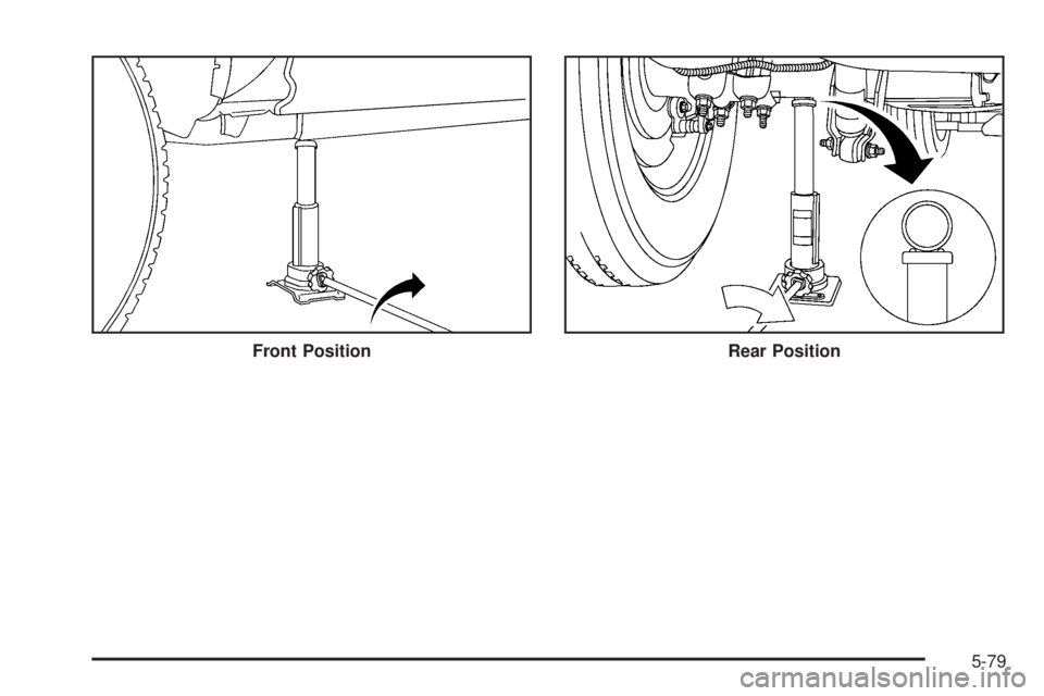 GMC SIERRA DENALI 2005  Owners Manual Front PositionRear Position
5-79 