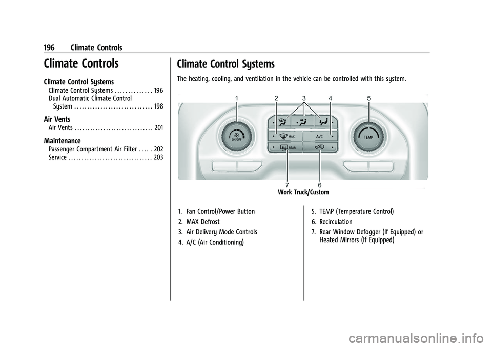 GMC SIERRA 2022 Owners Manual GMC Sierra/Sierra Denali 1500 Owner Manual (GMNA-Localizing-U.S./
Canada/Mexico-15883563) - 2022 - CRC - 11/19/21
196 Climate Controls
Climate Controls
Climate Control Systems
Climate Control Systems GMC SIERRA 2022 Owners Manual GMC Sierra/Sierra Denali 1500 Owner Manual (GMNA-Localizing-U.S./
Canada/Mexico-15883563) - 2022 - CRC - 11/19/21
196 Climate Controls
Climate Controls
Climate Control Systems
Climate Control Systems