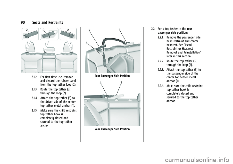 GMC SIERRA 2023 Owners Manual GMC Sierra/Sierra Denali 2500 HD/3500 HD Owner Manual (GMNA-
Localizing-U.S./Canada-16504257) - 2023 - CRC - 5/9/22
90 Seats and Restraints
2.1.2. For first time use, removeand discard the rubber band GMC SIERRA 2023 Owners Manual GMC Sierra/Sierra Denali 2500 HD/3500 HD Owner Manual (GMNA-
Localizing-U.S./Canada-16504257) - 2023 - CRC - 5/9/22
90 Seats and Restraints
2.1.2. For first time use, removeand discard the rubber band