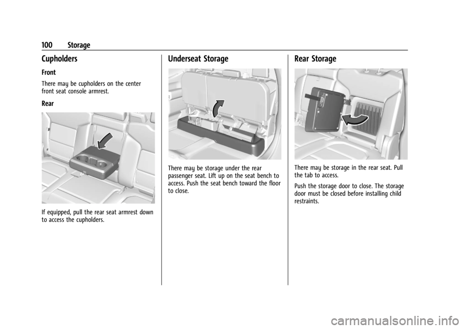 GMC SIERRA 2024 Owners Manual GMC Sierra/Sierra Denali 2500 HD/3500 HD Owner Manual (GMNA-
Localizing-U.S./Canada-16908340) - 2024 - CRC - 12/7/22
100 Storage
Cupholders
Front
There may be cupholders on the center
front seat conso GMC SIERRA 2024 Owners Manual GMC Sierra/Sierra Denali 2500 HD/3500 HD Owner Manual (GMNA-
Localizing-U.S./Canada-16908340) - 2024 - CRC - 12/7/22
100 Storage
Cupholders
Front
There may be cupholders on the center
front seat conso