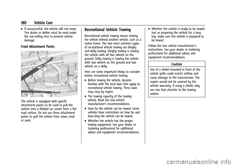 GMC SIERRA 2024 Owners Manual GMC Sierra/Sierra Denali 2500 HD/3500 HD Owner Manual (GMNA-
Localizing-U.S./Canada-16908340) - 2024 - CRC - 12/7/22
380 Vehicle Care
.If unsuccessful, the vehicle will not move.
Tire skates or dollie GMC SIERRA 2024 Owners Manual GMC Sierra/Sierra Denali 2500 HD/3500 HD Owner Manual (GMNA-
Localizing-U.S./Canada-16908340) - 2024 - CRC - 12/7/22
380 Vehicle Care
.If unsuccessful, the vehicle will not move.
Tire skates or dollie