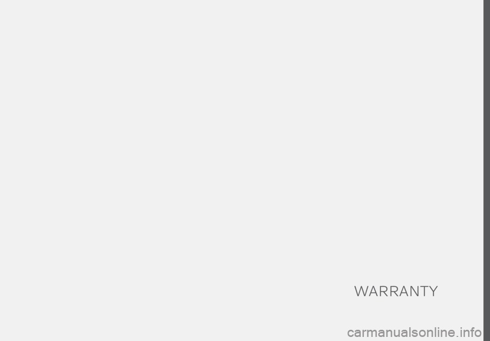 VOLVO XC40 RECHARGE PURE ELECTRIC 2022  Warranty and Maintenance Records Information WARRANTY 