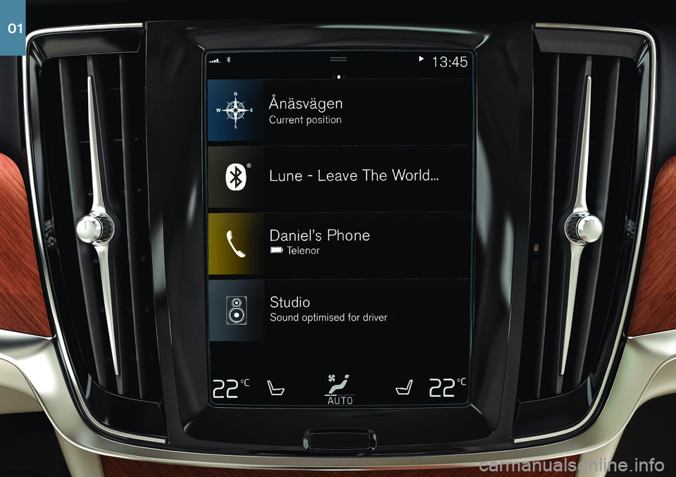 VOLVO S90 RECHARGE 2021 Quick Guide 01 VOLVO S90 RECHARGE 2021 Quick Guide 01