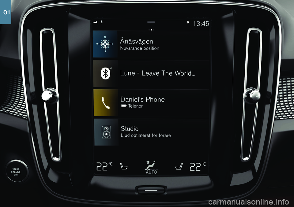 VOLVO XC40 2021  Quick Guide 01   