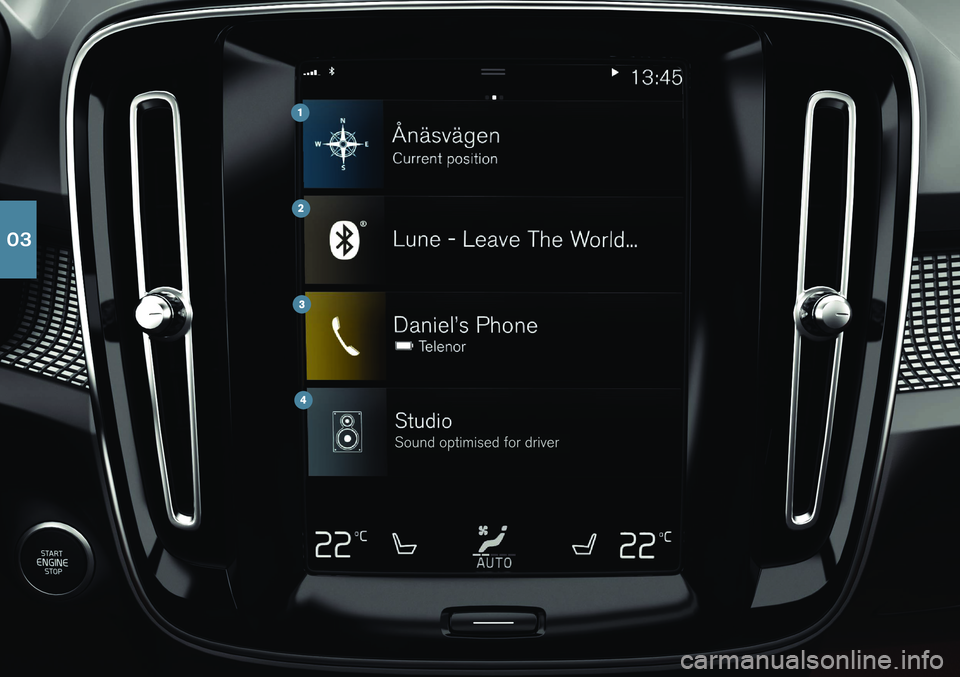 VOLVO XC40 2021  Quick Guide 03    