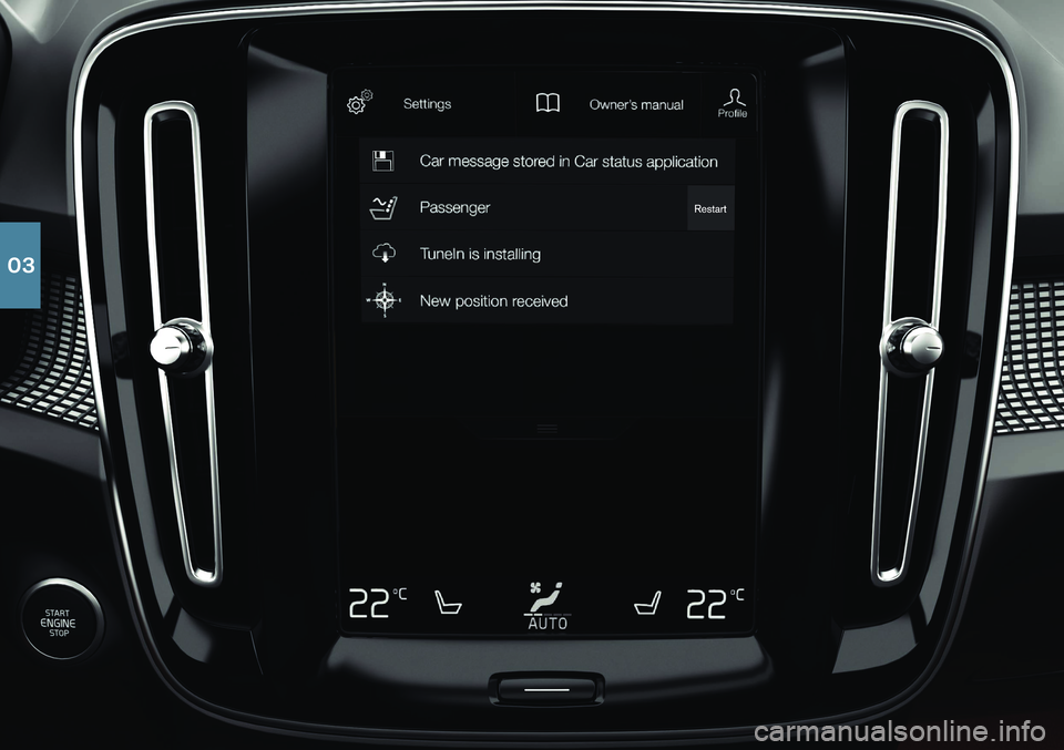 VOLVO XC40 2021  Quick Guide 03   