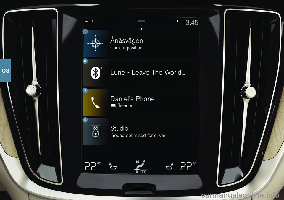 VOLVO S60 2020 Quick Guide 03 VOLVO S60 2020 Quick Guide 03