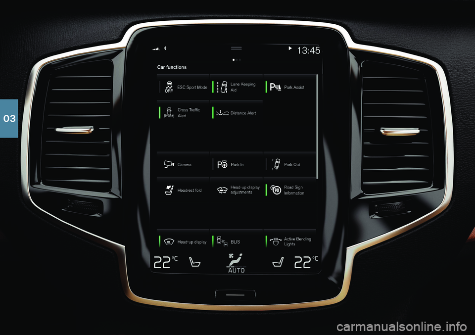 VOLVO XC90 2020 Quick Guide 03 VOLVO XC90 2020 Quick Guide 03