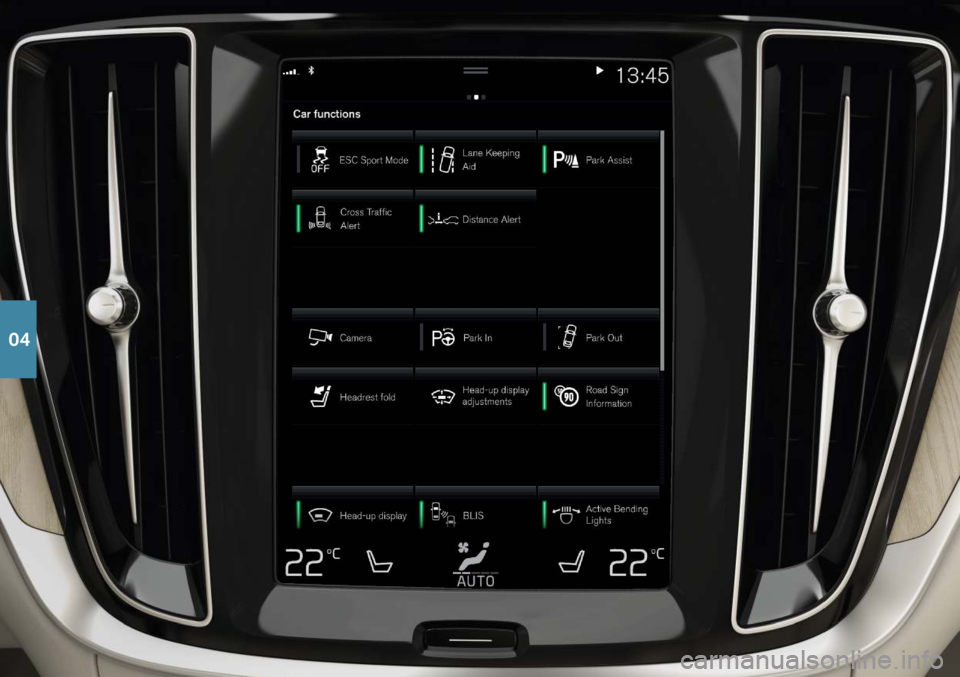 VOLVO S60T8 2019 Quick Guide 04 VOLVO S60T8 2019 Quick Guide 04