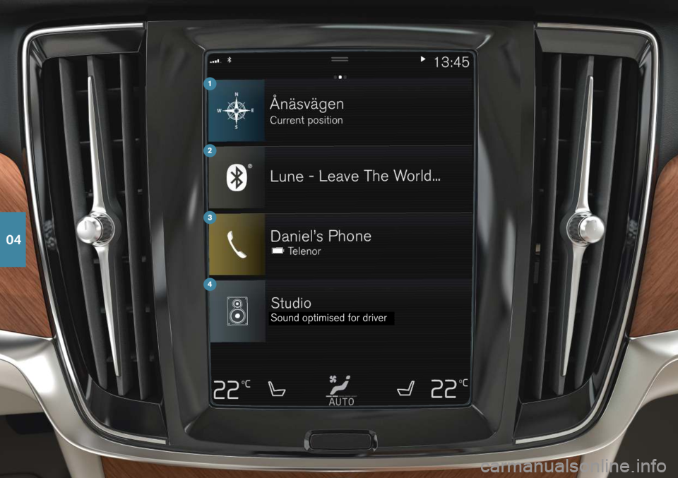 VOLVO S90 T8 2019 Quick Guide 04 VOLVO S90 T8 2019 Quick Guide 04