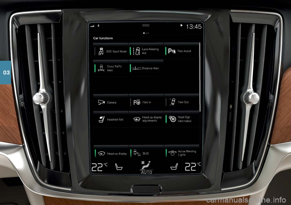 VOLVO V90 CROSS COUNTRY 2019 Quick Guide 03 VOLVO V90 CROSS COUNTRY 2019 Quick Guide 03