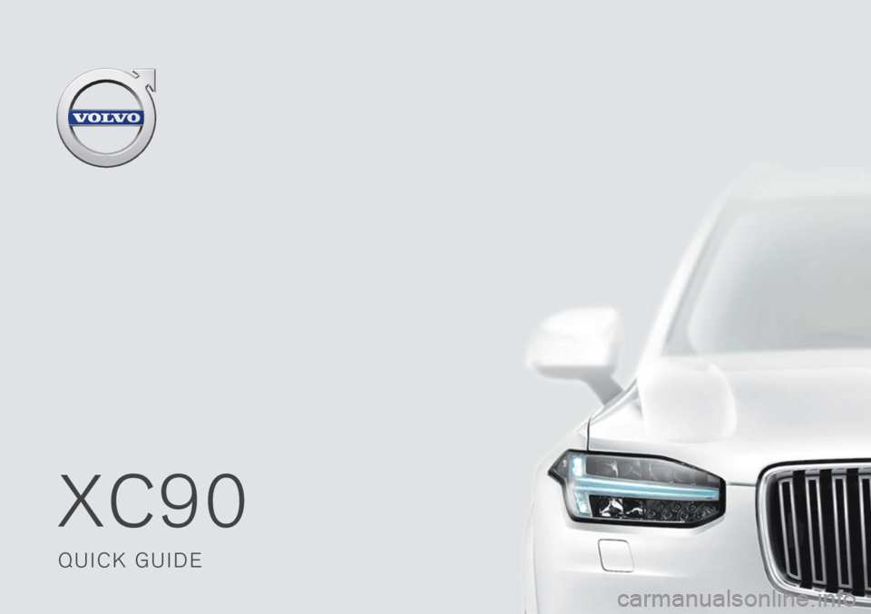 VOLVO XC90 2019  Quick Guide 