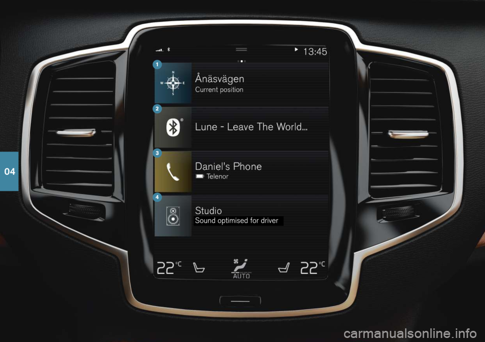VOLVO XC90 T8 2019 Quick Guide 04 VOLVO XC90 T8 2019 Quick Guide 04