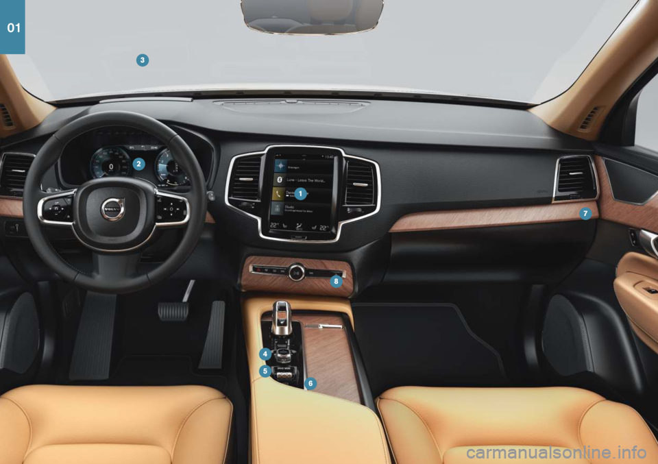 VOLVO XC90 T8 2019  Quick Guide 01  