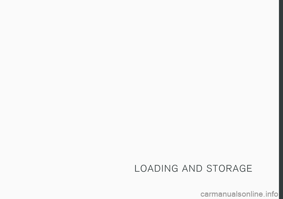 VOLVO S60 2018  Owner´s Manual L O A D I N G   A N D   S T O R A G E 