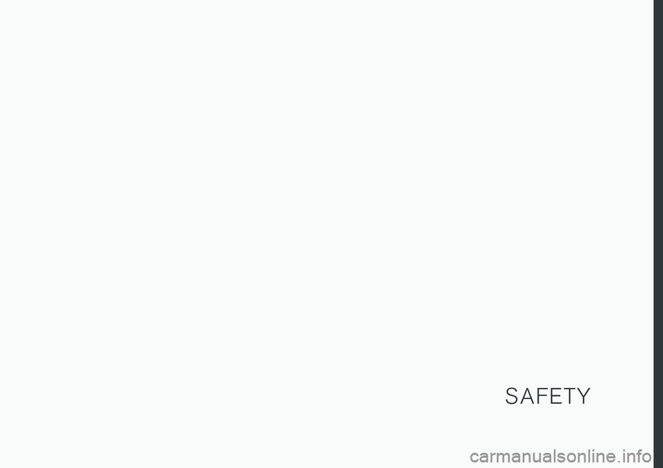 VOLVO XC60 T8 2018  Owner´s Manual S A F E T Y 