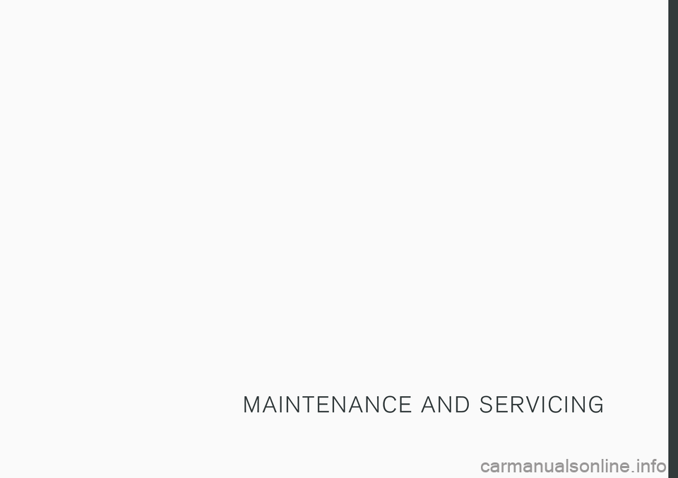 VOLVO V60 2017 Owner´s Manual M A I N T E N A N C E A N D S E R V I C I N G VOLVO V60 2017 Owner´s Manual M A I N T E N A N C E A N D S E R V I C I N G