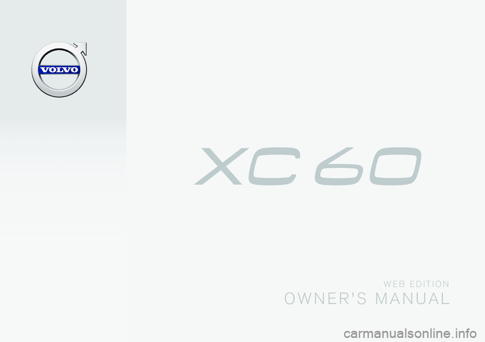 VOLVO XC60 2016  Owner´s Manual 