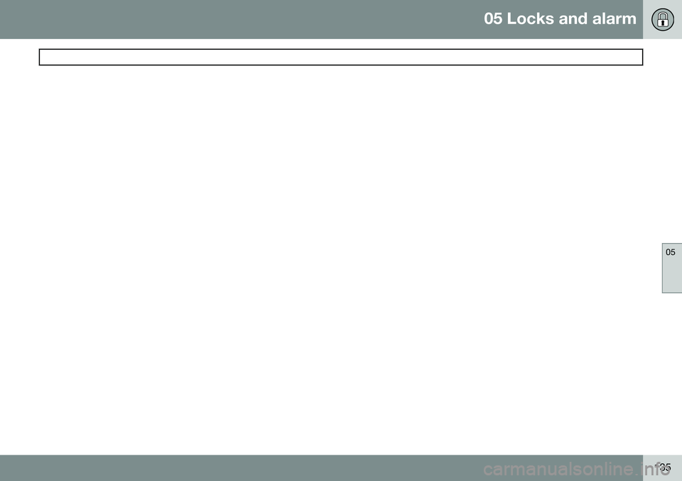 VOLVO XC90 2014  Owner´s Manual 05 Locks and alarm
 
05
135 
