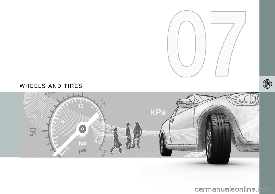 VOLVO XC90 2014  Owner´s Manual W H E E L S   A N D   T I R E S  