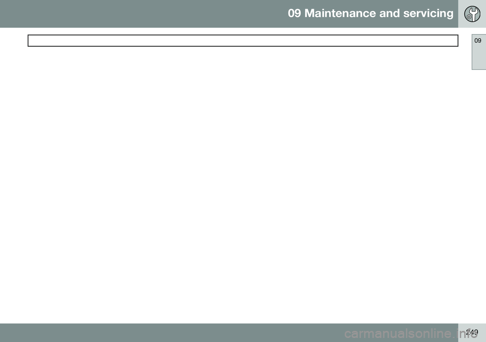 VOLVO XC90 2014  Owner´s Manual 09 Maintenance and servicing
 09
249 