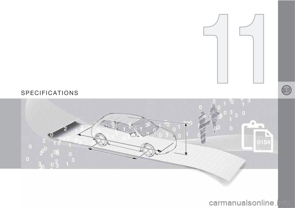 VOLVO C30 2013  Owner´s Manual SPECIFICATIONS 