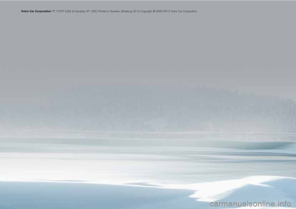 VOLVO C30 2013  Owner´s Manual 		
	
	

 !©"#$% 