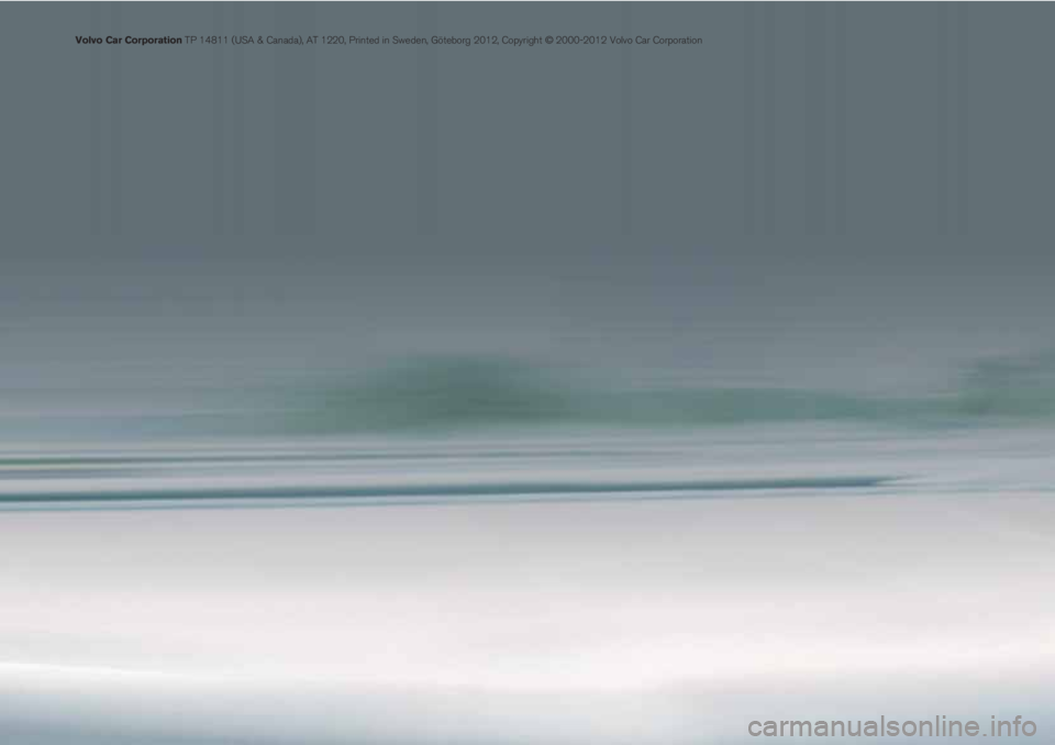 VOLVO S80 2013  Owner´s Manual 		
	
	



 !©"#$%

 