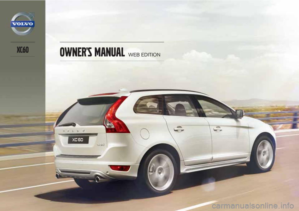 VOLVO XC60 2013  Owner´s Manual Owner's Manual	
XC60 