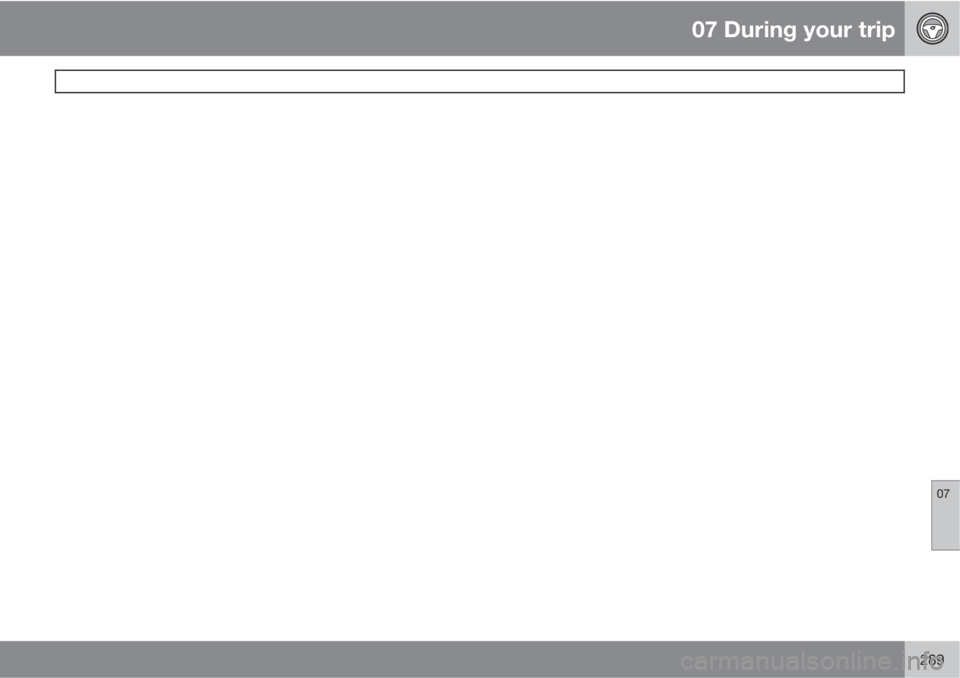 VOLVO XC60 2013  Owner´s Manual 07 During your trip
 
07
289 