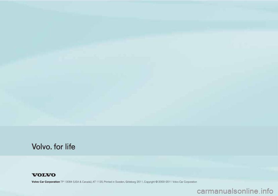 VOLVO C30 2012  Owner´s Manual 		
	
	


 !"©#$%&  