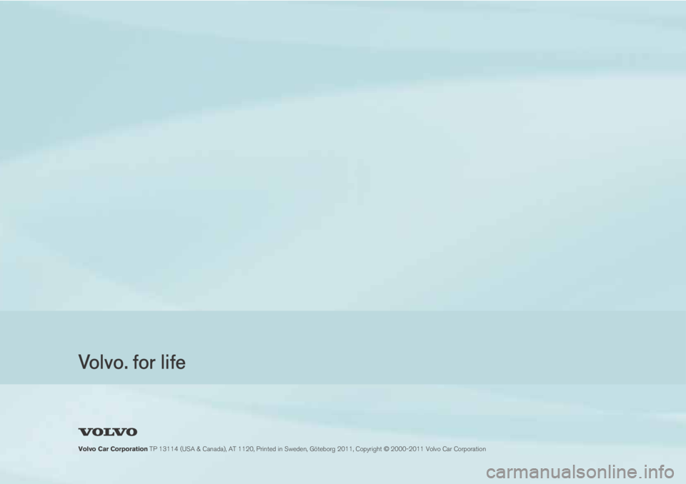 VOLVO C70 2012  Owner´s Manual 		
	
	



 !©"#$%

 