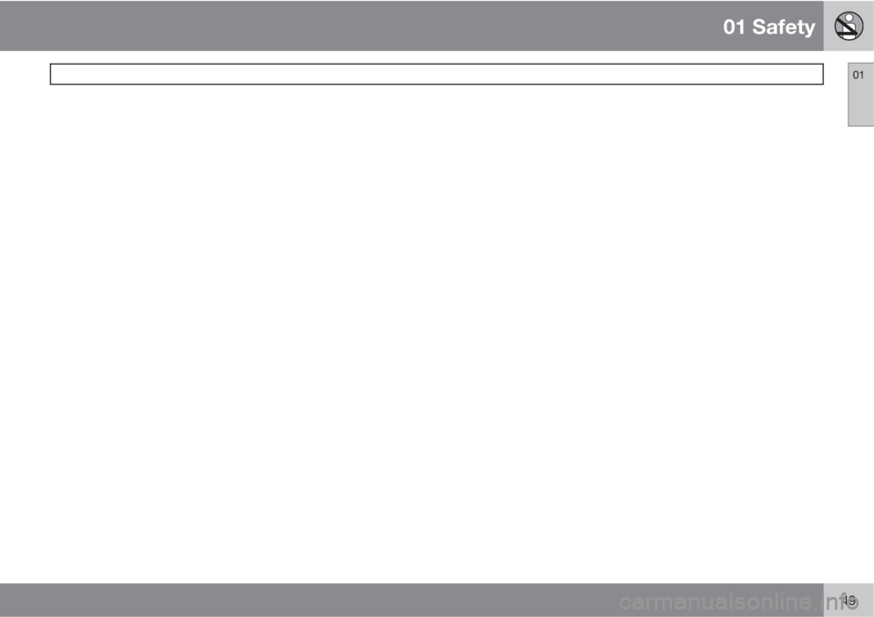 VOLVO S80 2012  Owner´s Manual 01 Safety
 01
49 
