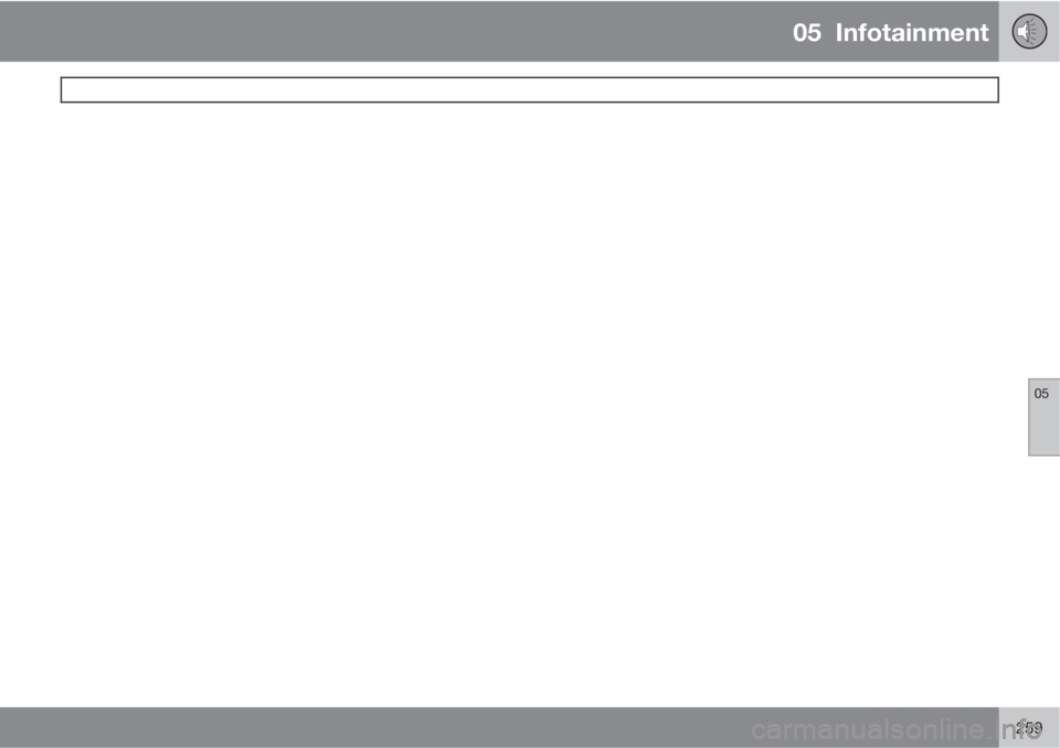 VOLVO XC60 2012  Owner´s Manual 05  Infotainment
 
05
259 