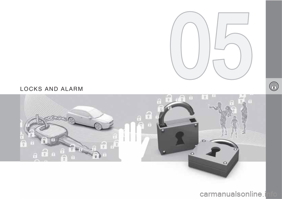 VOLVO C30 2011  Owner´s Manual LOCKS AND ALARM 