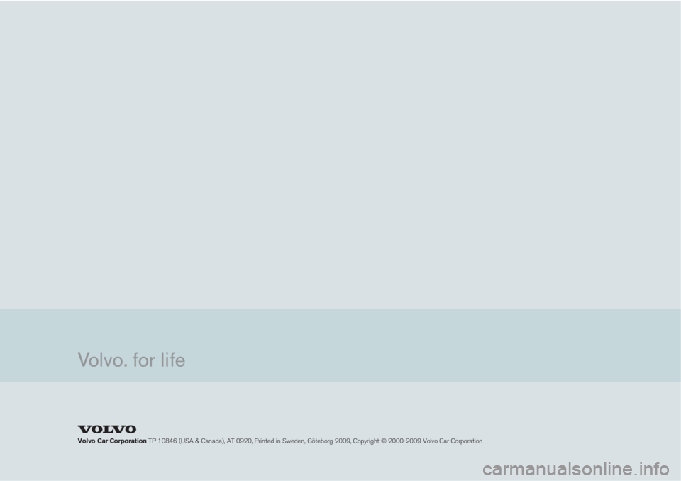 VOLVO S40 2010  Owner´s Manual 		
	
	


 !" #$%&(! 