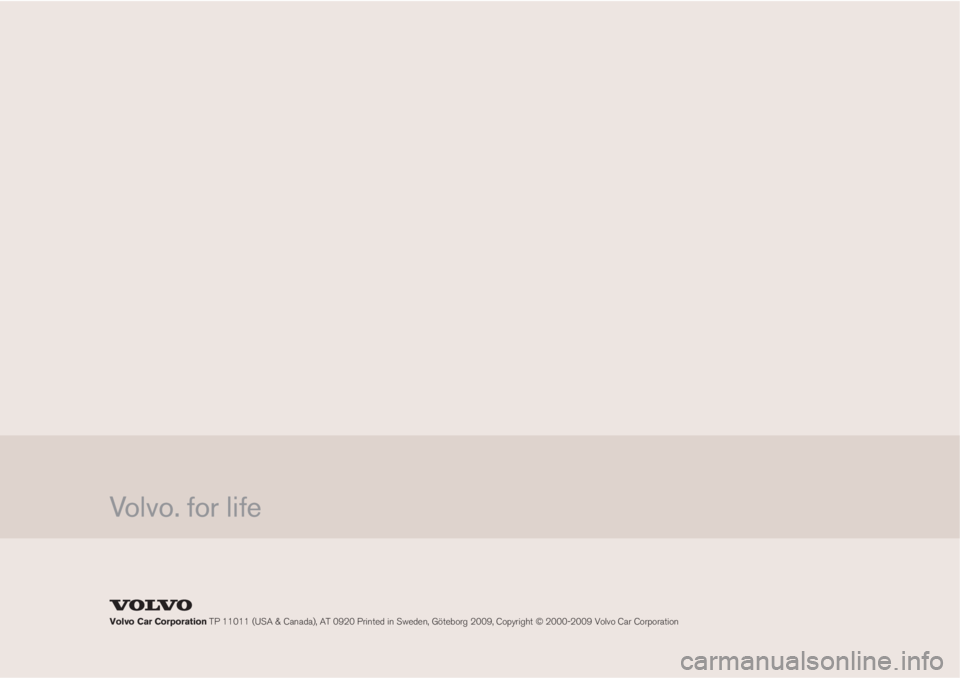 VOLVO XC60 2010  Owner´s Manual 		
	
	




	 !"#$%

 