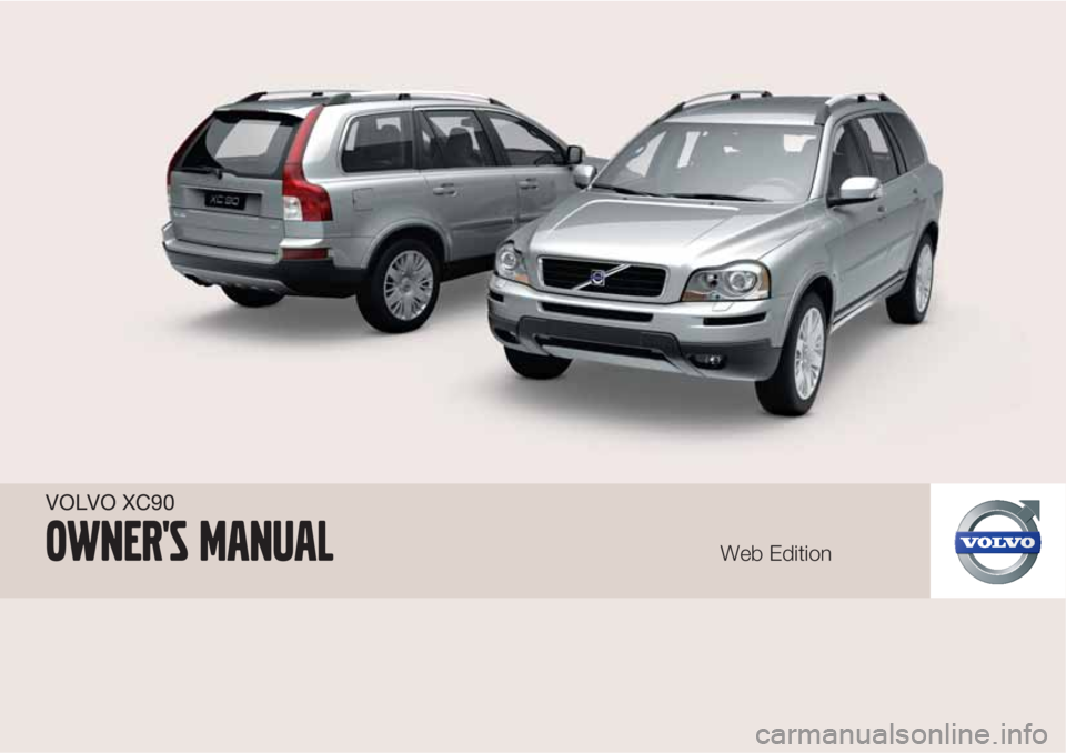 VOLVO XC90 2010  Owner´s Manual 