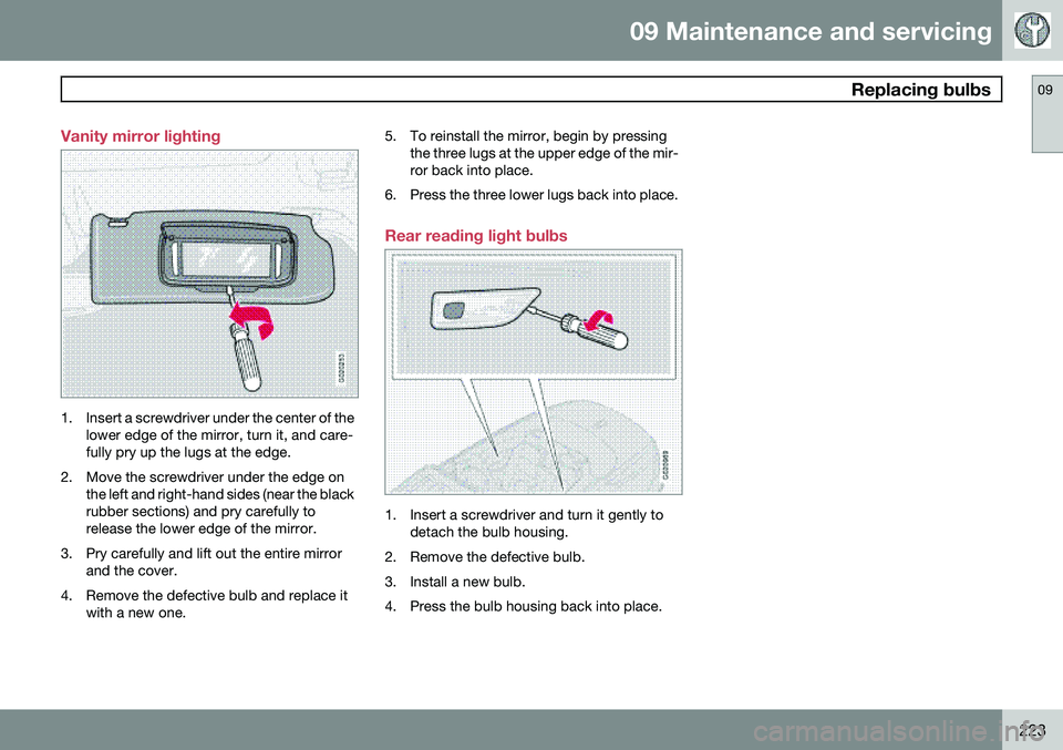 VOLVO C70 CONVERTIBLE 2009  Owner´s Manual 