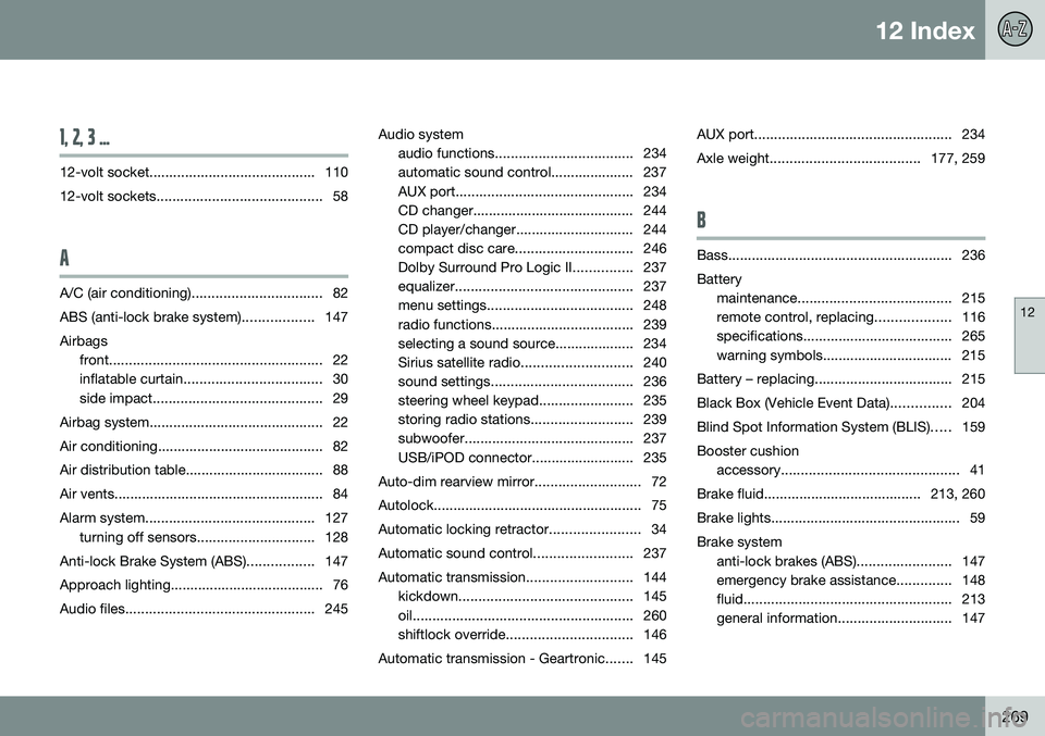 VOLVO C70 CONVERTIBLE 2009  Owner´s Manual 