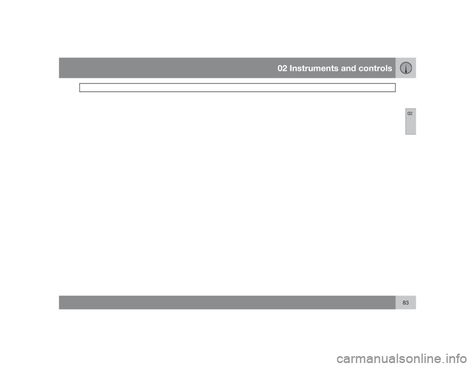 VOLVO S60 2009  Owner´s Manual 02 Instruments and controls
0283 